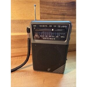 Radio Shack AM/FM Pocket Radio 12-454 WORKS GREAT! Optimus